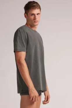 Bawełniany T-shirt Washed Collection