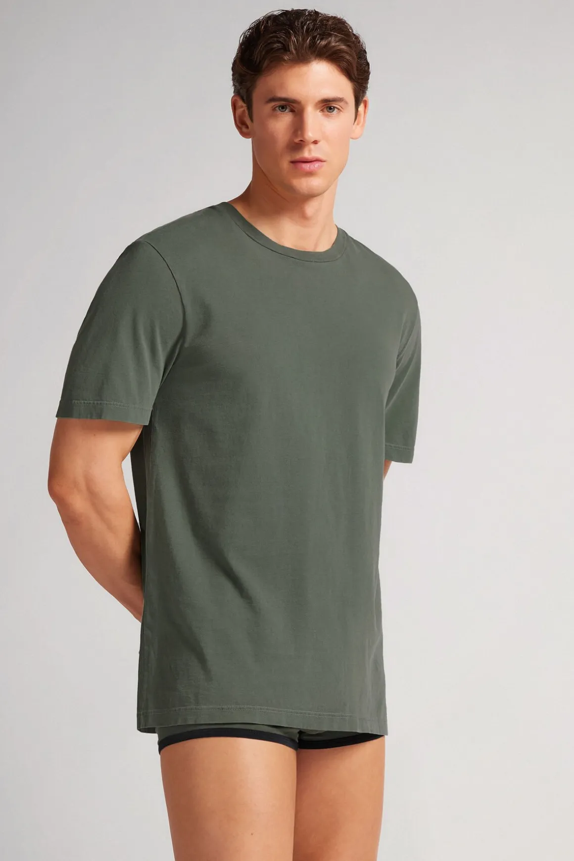 Bawełniany T-shirt Washed Collection