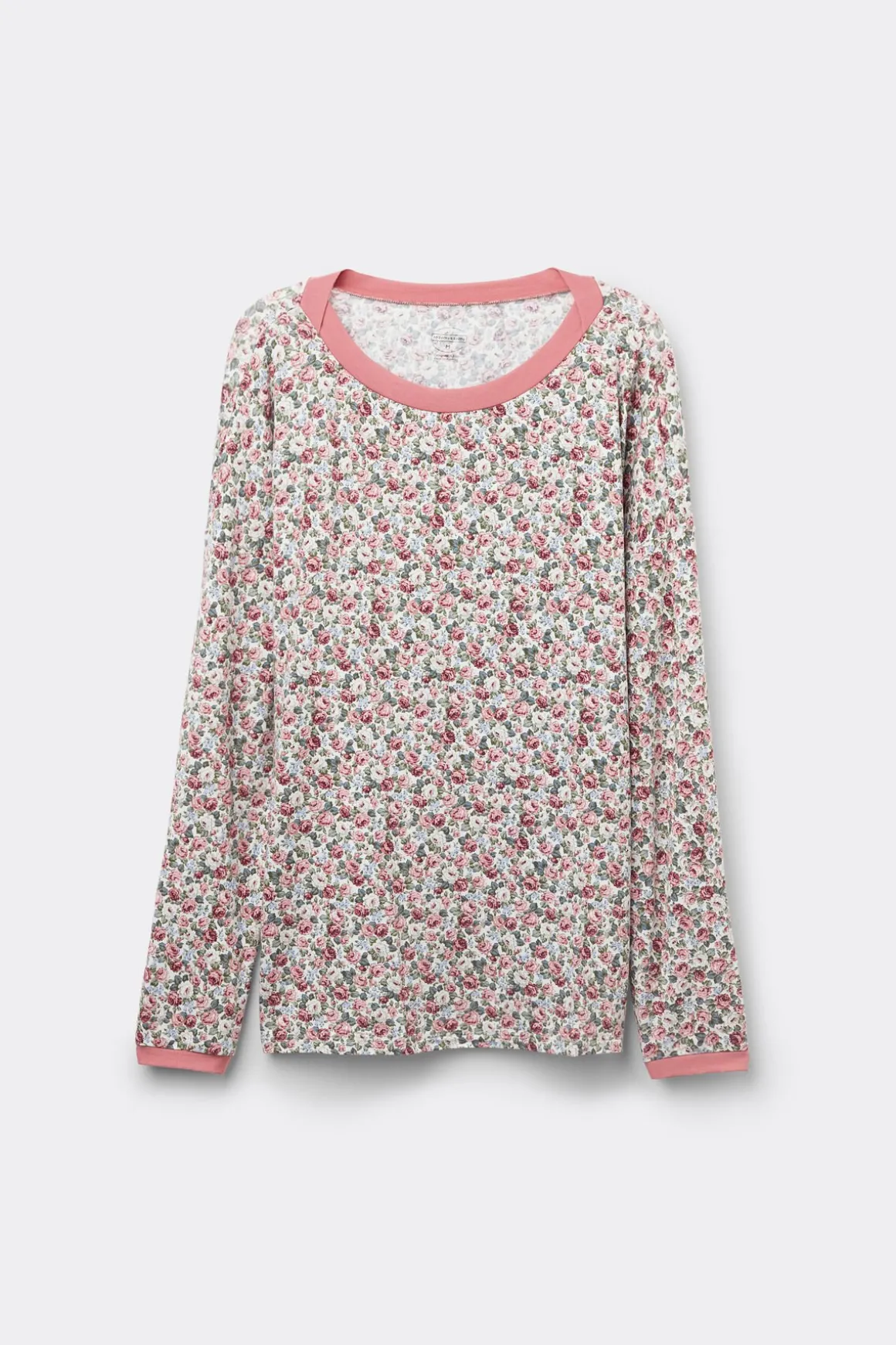 Bluzka z Dekoltem w Łódkę Floral Romance