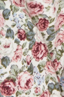 Bluzka z Dekoltem w Łódkę Floral Romance
