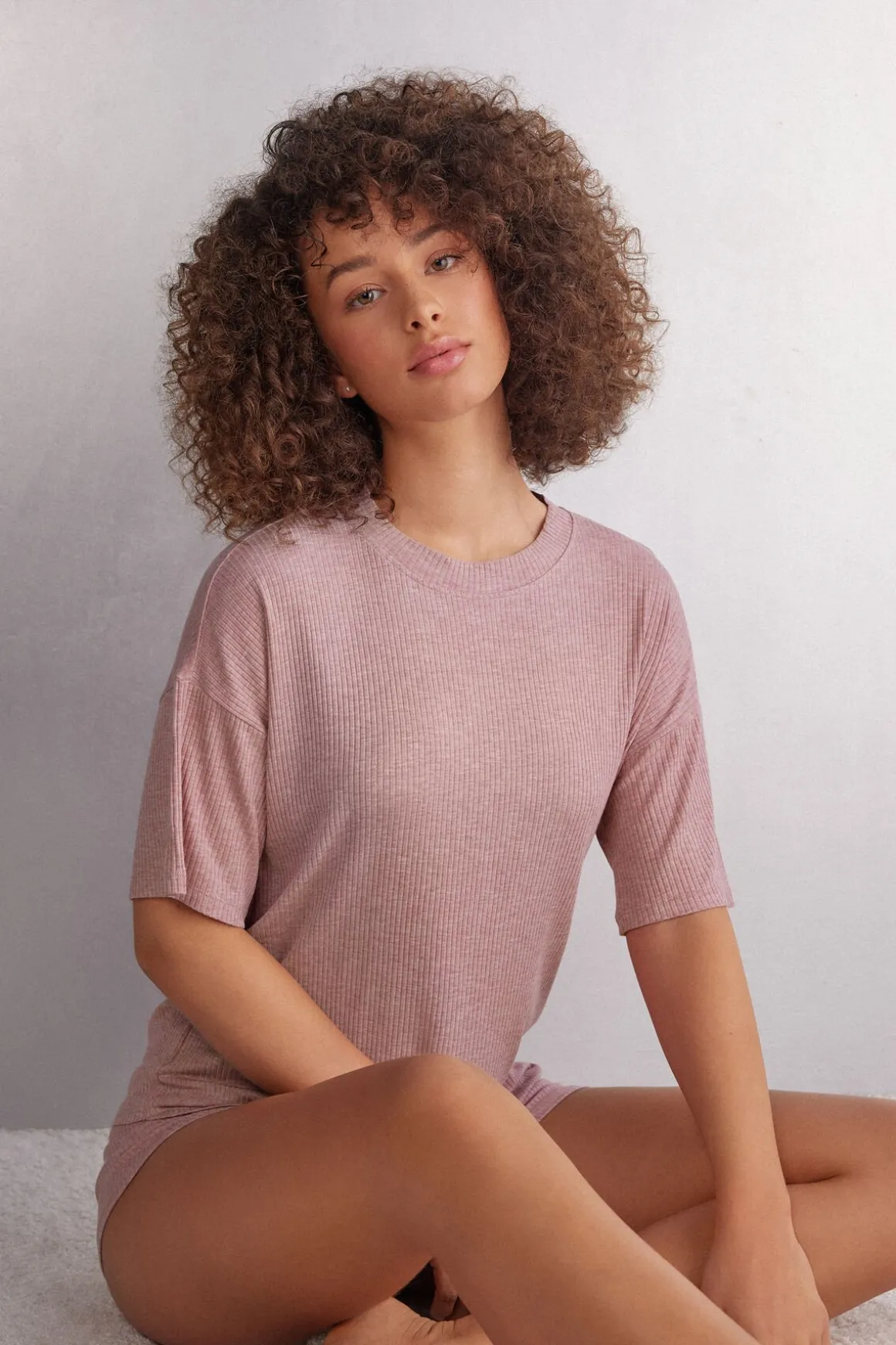 Bluzka z Krótkim Rękawem z Modalu Chic Comfort