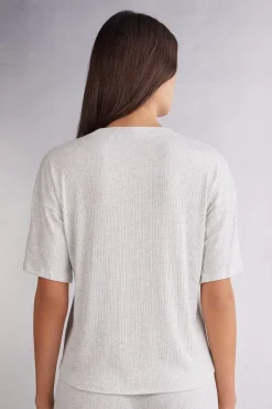 Bluzka z Krótkim Rękawem z Modalu Chic Comfort