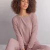 Bluzka z Modalu z Długim Rękawem i Dekoltem w Łódkę Chic Comfort
