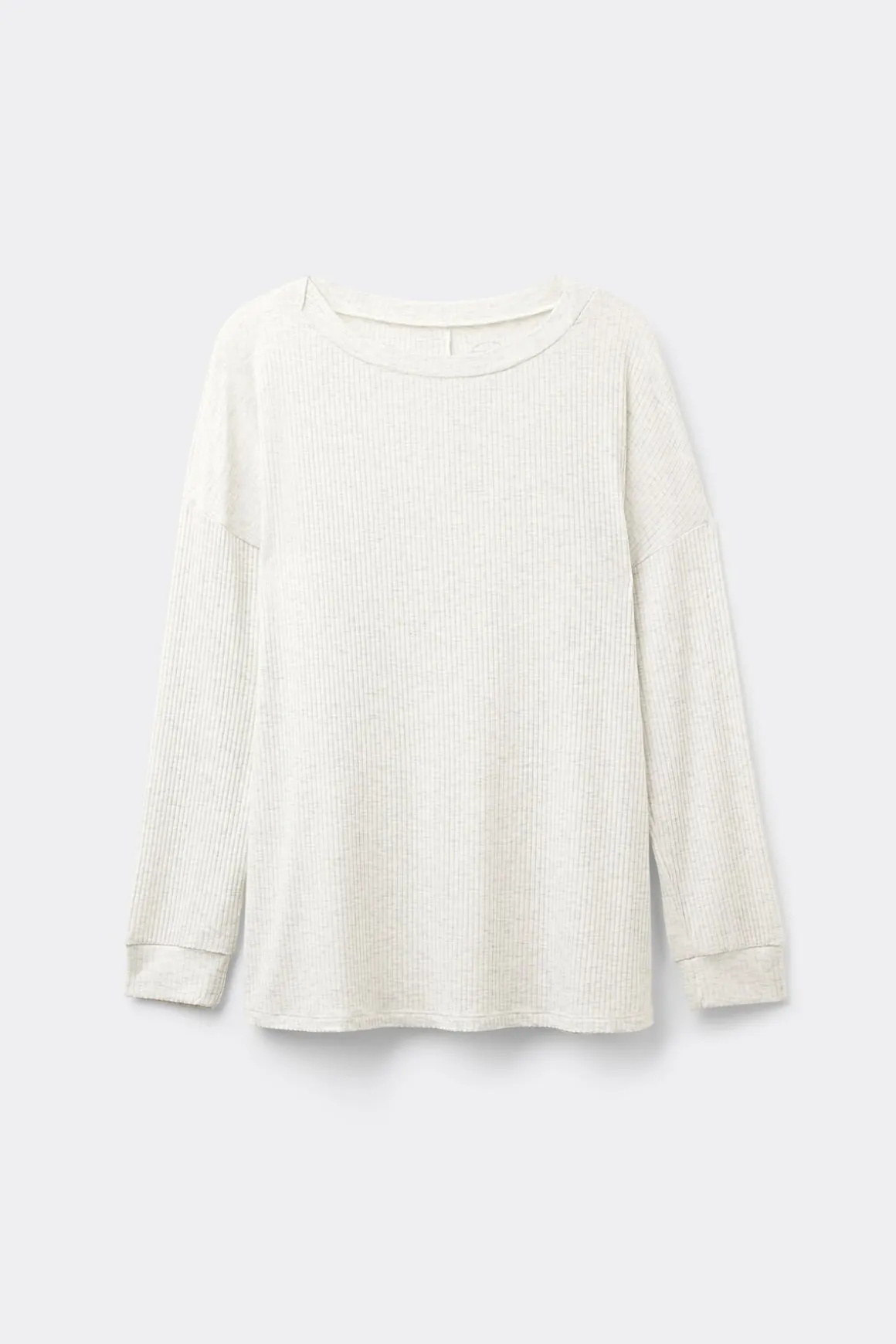 Bluzka z Modalu z Długim Rękawem i Dekoltem w Łódkę Chic Comfort