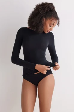 Bluzka zDekoltem wŁódkę zBawełny The Sensual Cotton