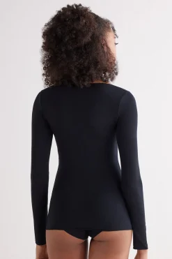 Bluzka zDekoltem wŁódkę zBawełny The Sensual Cotton