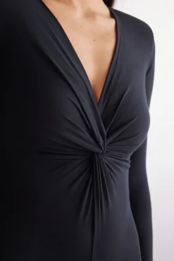 Body z Długim Rękawem z Modalu Luxurious Leopard