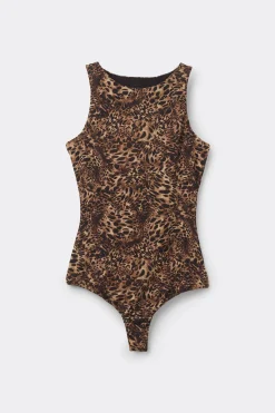 Body z Szerokimi Ramiączkami Fresh Bamboo ze Zwierzęcym Printem Always Glamorous