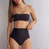 Figi Brazylijskie Culotte z Surowo Wykończonej Mikrofibry