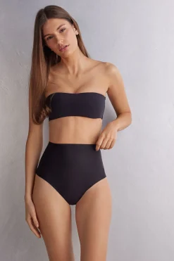 Figi Brazylijskie Culotte z Surowo Wykończonej Mikrofibry