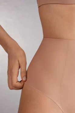 Figi Brazylijskie Culotte z Surowo Wykończonej Mikrofibry