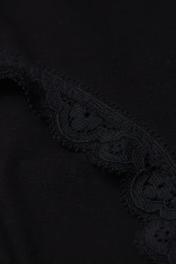 Figi Culotte z Wysokim Stanem z Bawełny i Koronki