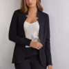 Kardigan z Długim Rękawem z Bawełny Interlock