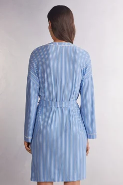 Kimono z Modalu Oxford Stripes