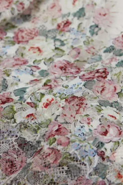 Koronkowy Top Floral Romance