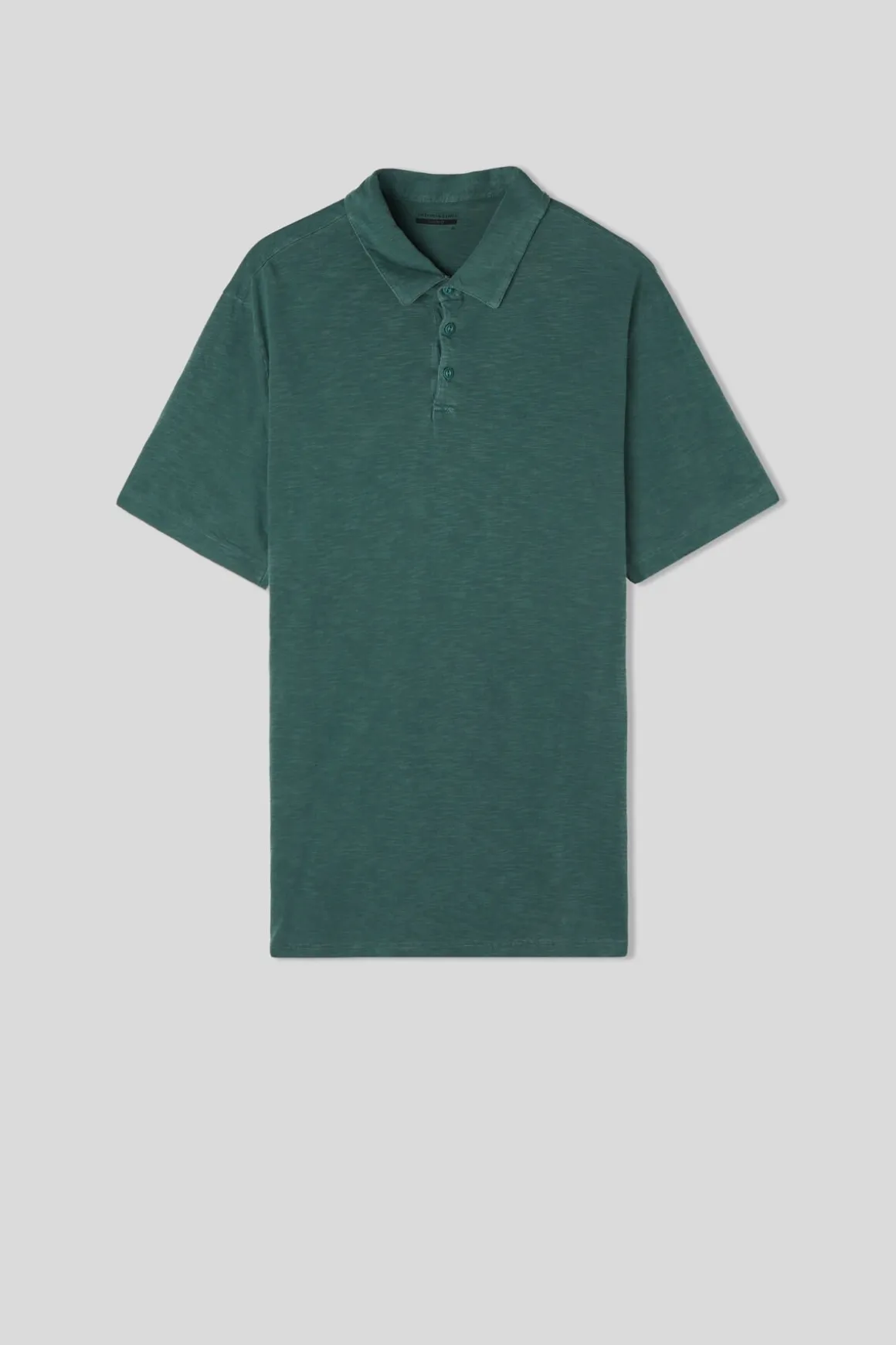 Koszulka Polo z Krótkim Rękawem Washed Collection z Bawełny Tabaczkowej