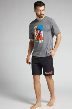 Krótka Piżama z Bawełny Dragon Ball Z