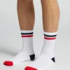 Krótkie Skarpety z Froty w Paski