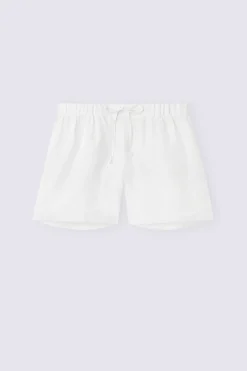 Krótkie Spodenki z Płótna Lnianego