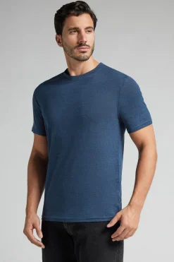 Lniany T-shirt