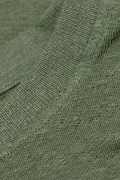 Lniany T-shirt