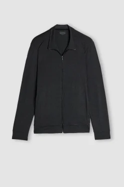 Rozpinana Bluza z Jedwabiu i Modalu