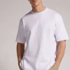 T-shirt Oversize z Bawełny Interlock