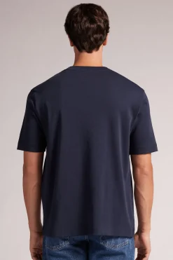 T-shirt Oversize z Bawełny Interlock