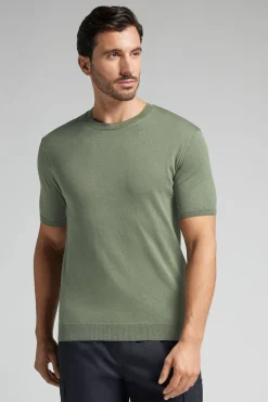 T-shirt z Bawełnianej Dzianiny Slub