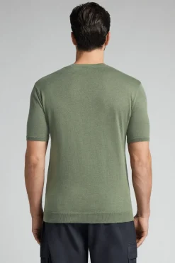 T-shirt z Bawełnianej Dzianiny Slub