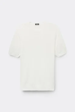 T-shirt z Bawełnianej Dzianiny Slub