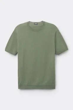 T-shirt z Bawełnianej Dzianiny Slub