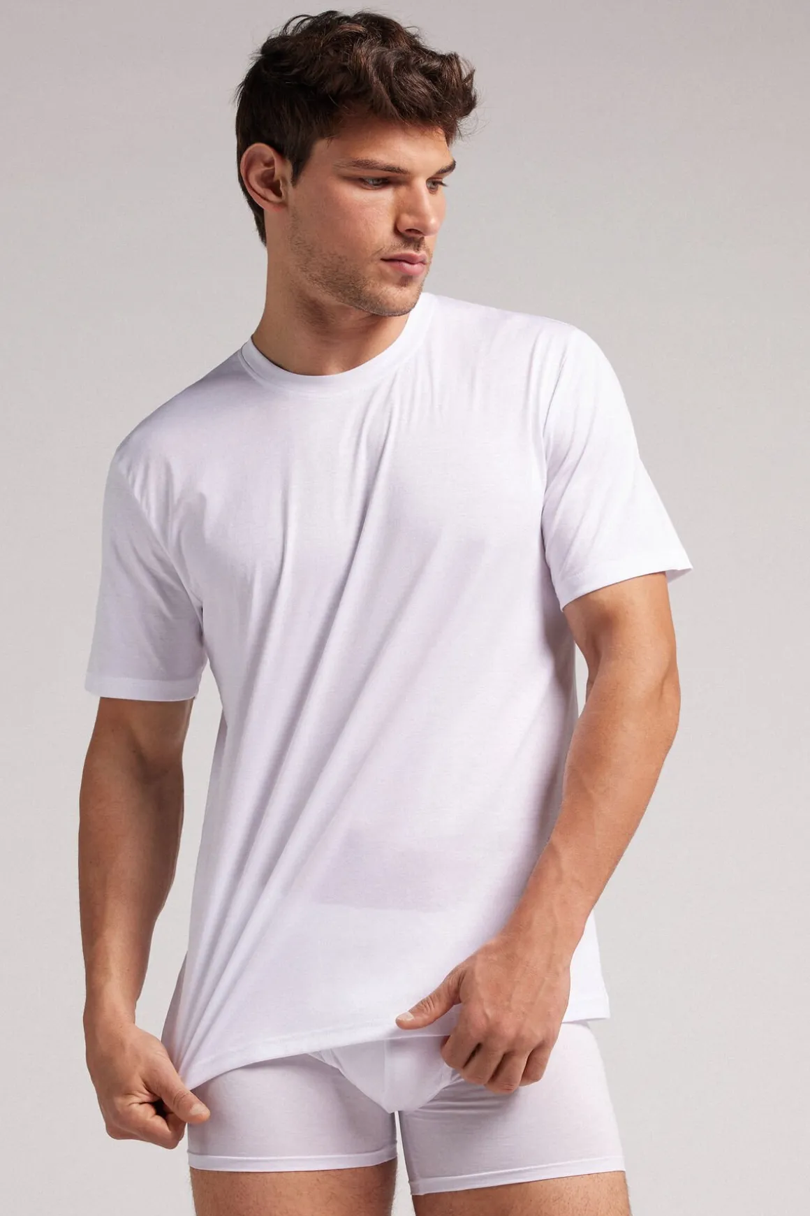 T-shirt z Bawełny Premium
