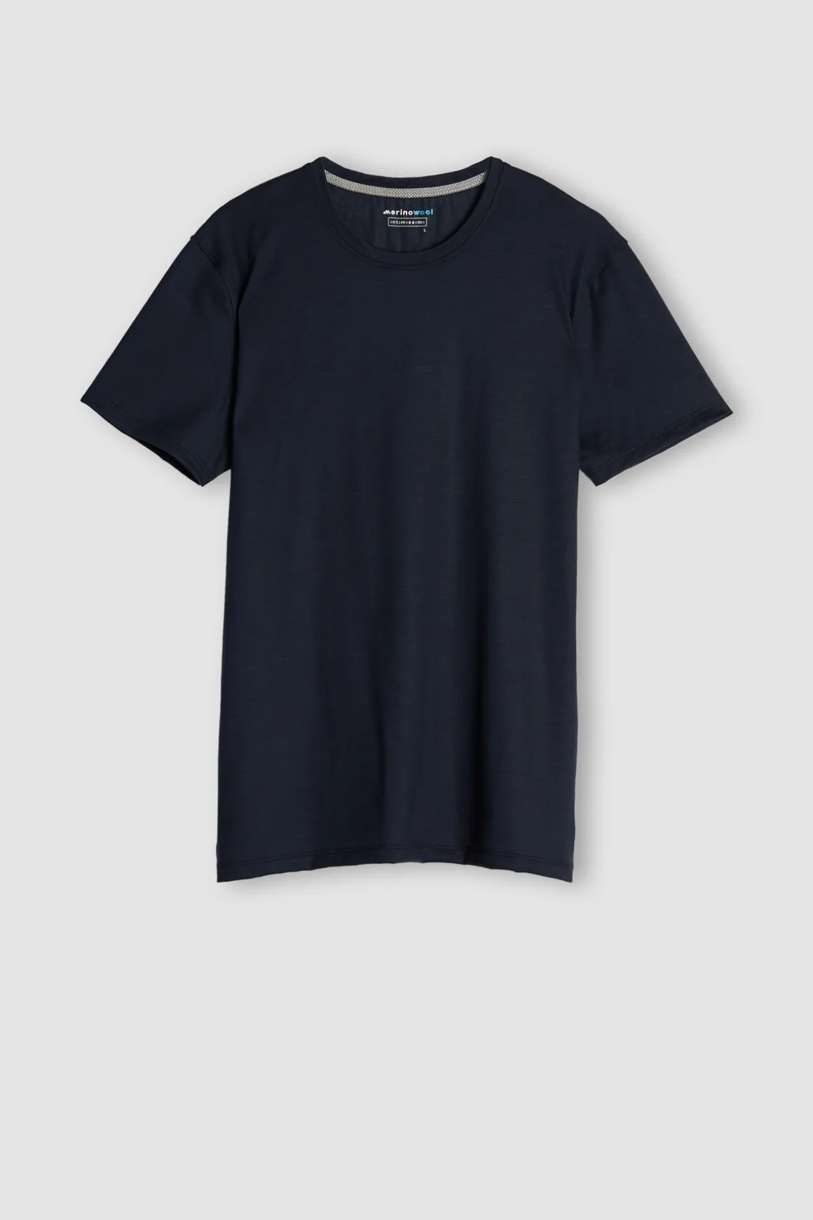 T-shirt z Krótkim Rękawem z Wełny Merino