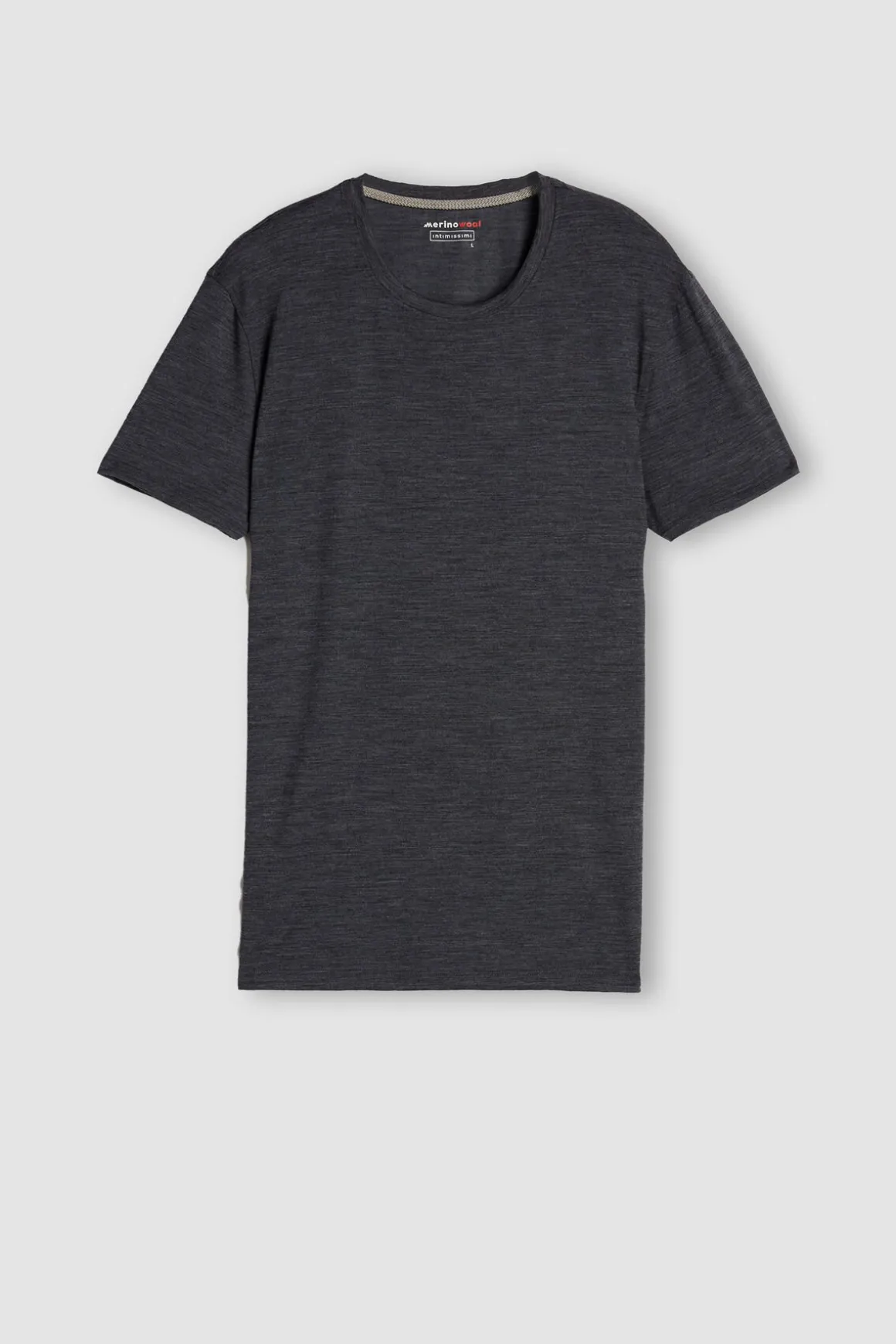 T-shirt z Krótkim Rękawem z Wełny Merino