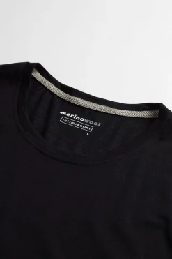 T-shirt z Krótkim Rękawem z Wełny Merino