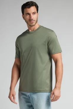 T-shirt z Merceryzowanej Bawełny Superlight Premium