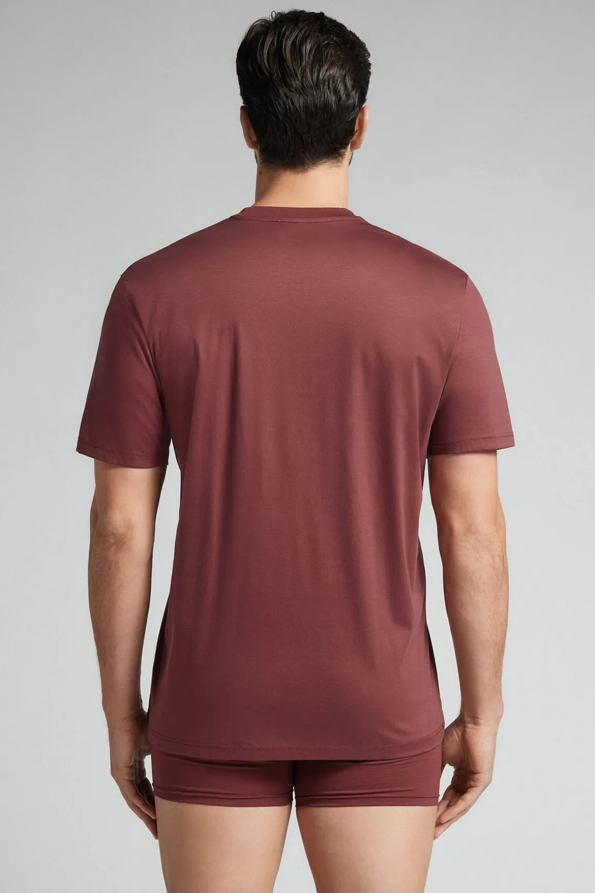 T-shirt z Merceryzowanej Bawełny Superlight Premium