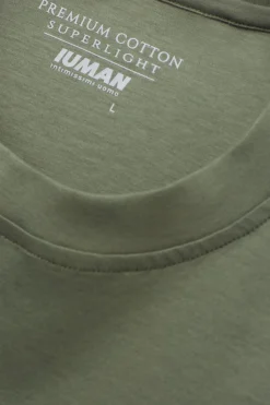 T-shirt z Merceryzowanej Bawełny Superlight Premium