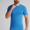 T-shirt z Okrągłym Dekoltem Bawełna Superior