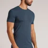 T-shirt z Okrągłym Dekoltem Bawełna Superior