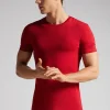 T-shirt z Okrągłym Dekoltem Bawełna Superior
