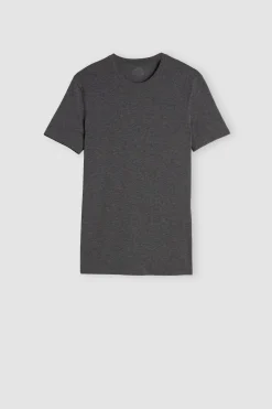 T-shirt z Okrągłym Dekoltem Bawełna Superior