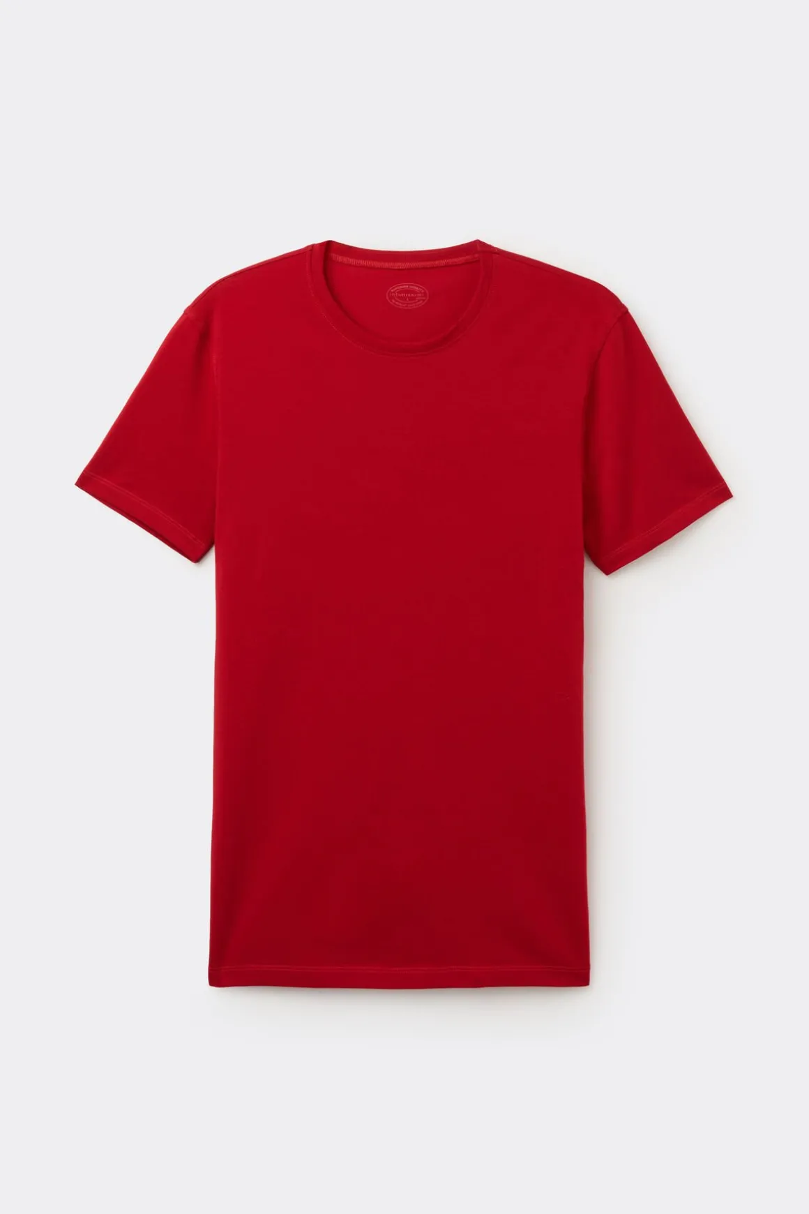 T-shirt z Okrągłym Dekoltem Bawełna Superior