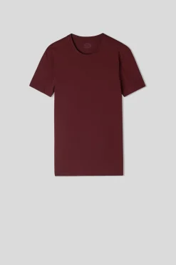 T-shirt z Okrągłym Dekoltem Bawełna Superior