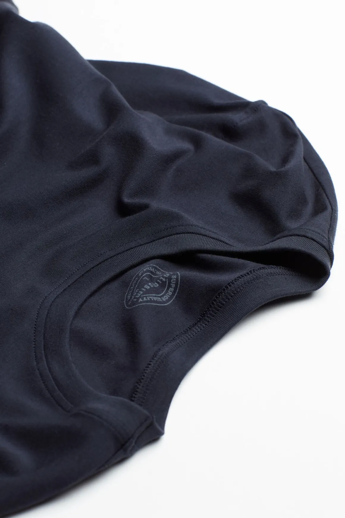 T-shirt z Okrągłym Dekoltem Bawełna Superior