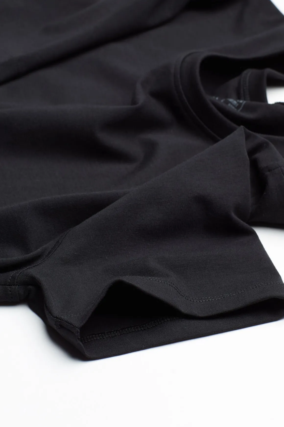 T-shirt z Okrągłym Dekoltem Bawełna Superior